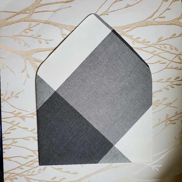 🎃 HAND CRAFTED wallpaper Halloween envelopes black orange set of 3 - Picture 4 of 8